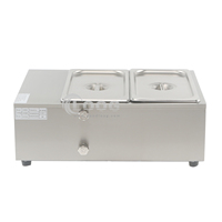Machine à tempérer le chocolat à eau chaude, fondoir à chocolat professionnel, chauffe-sauce commercial – Offre Spéciale