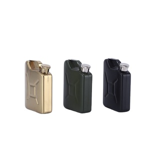 Fiaschetta Rettangolare Piccola in Acciaio Inossidabile 304 da 5oz, Portatile, Creativa, Personalizzabile, per Esterni, a Forma di Tanica per Olio - Product Image 1