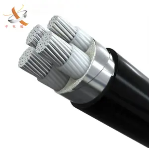 Miglior prezzo 0.6kv 1kv 4 core 16 mm2 16mm 25mm 35mm 50mm 70mm 95mm 120mm cavo di alimentazione corazzato in PVC XLPE in alluminio sotterraneo