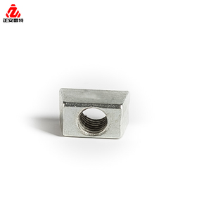 Leite Square Nut M6 Zinc Plated Metric 8mm Height CNC Machined for General Industry - Product Image 3