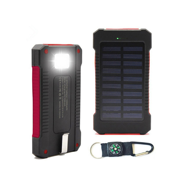 Hot Selling China Factory Price Waterproof Micro USB Battery Solar Power Bank 50000Mah High Capacity Fast Charging