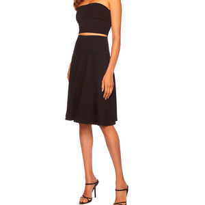 Hot Selling Custom Premium Quality Women Casual Mid-Calf <b>Straight</b> <b>Skirt</b> Eco-Friendly Polyester/Cotton Blend Wholesale High - Product Image 3