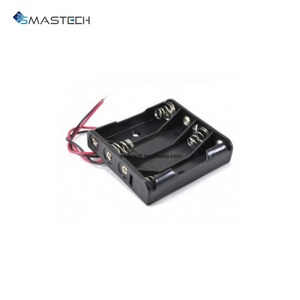 4 * AA Battery Diy Kit Electronic Plastic Battery Case Storage Shell Box Holder with Wire Leads for 4 X AA 6.0V 4AA