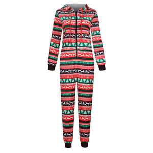 2022 Winter Thicken Flannel Christmas PJs Furry Hoodie Velvet Fleece Red Green Light <strong>Fluffy</strong> Adult Thick <strong>Onesie</strong> for <strong>Women</strong> - Product Image 5
