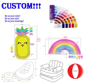 4 หลอดเปลญวนน้ําแบบพกพาเตียงลอยสําหรับสระว่ายน้ํา Inflatable สระว่ายน้ําลอยเก้าอี้ว่ายน้ํา Lounger สําหรับผู้ใหญ่ - Product Image 5