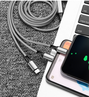 Precio de fábrica 3 en 1 Venta caliente Accesorios para teléfonos móviles 2,0 a Tipo-c Cable DE DATOS USB Carga rápida Móvil al por mayor