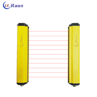 Barrière de sécurité à lumière infrarouge ultra longue portée pour équipements surdimensionnés, portée de 25 mètres, capteur de protection infrarouge LE-C, grille IP65/IP67