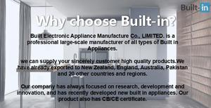 Lò nướng điện Tích hợp 24 "60cm với 7 chức năng, núm điều khiển, Lò Nướng tường bếp 2.2 khối màu đen 62l - Product Image 4