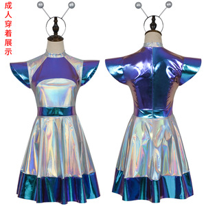 Disfraz de Cosplay de Astronauta Robot para Mujer, con Tecnología de Inteligencia Artificial, para <span class=keywords><strong>Halloween</strong></span>, Fiestas y Actuaciones - Product Image 2
