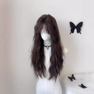 Rouleau de laine française "Little Lamb Roll", affichage personnalisé du visage, petite frange moelleuse, ensemble de cheveux bouclés naturels, perruque entière - Product Image 3