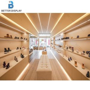 Nội thất đồ nội thất cô gái Giày Giày giá giày Kệ hiển thị giày dép hiển thị đứng Giày & Túi hiển thị Showcase - Product Image 4