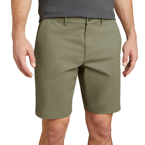Pantalones cortos chinos casuales modernos de corte ajustado para hombre, en mezcla de algodón elástico, con líneas limpias y configuración minimalista de bolsillos. - Product Image 2