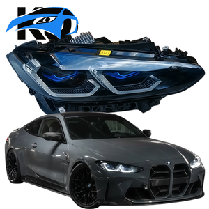 Ensemble de phares avant bleus d'origine 63119851036, mise à niveau LED laser, phare avant d'origine pour BMW Série 4 <span class=keywords><strong>M4</strong></span> G22 G26 G80 G82 2021 - 2023 - Product Image 1