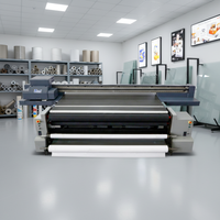 Imprimante à plat hybride automatique WINSCOLOR à encre UV, tête d'impression Ricoh Gen5/Gen6, média 2500x1300mm, vitesse 15-45m²/h