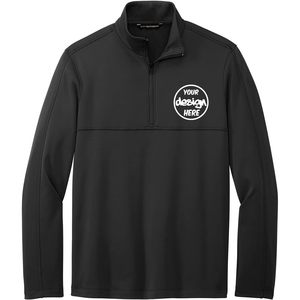 2025 personnalisé hommes F804 pull XS quart Zip doux polaire votre propre conception couture broderie Anti-rides enzyme lavé - Product Image 1