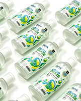 Autocollant personnalisé pour cosmétiques en PET, autocollant transparent, autocollant imprimé clair, autocollant en rouleau, autocollant avec logo