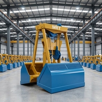 Grappin hydraulique OEM personnalisé à télécommande sans fil pour la préhension de grumes de bois, de ferraille et de déchets d'acier destiné aux grues de rouleries