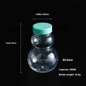 Bouteille en forme de cylindre en plastique de crème de 180ml pour pilules de crème pour les yeux de shampooing-Conteneur <span class=keywords><strong>d</strong></span>'emballage de bonbons respectueux de l'environnement - Product Image 3