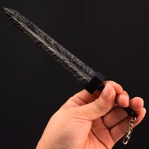 Pour Elden Ring 3D sculpté porte-clés nouvelle grande épée arme modèle entièrement en métal artisanat Halloween cadeau de noël produit jouet épées - Product Image 6