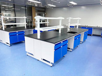 Banc de travail mobile en C pour laboratoire, tables de laboratoire, mobilier de laboratoire pour la médecine, la chimie, la biologie, les sciences, les écoles et les laboratoires
