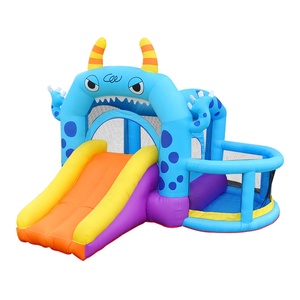บ้านเป่าลมรูปมอนสเตอร์ตัวเล็กสำหรับเด็กกิจกรรมกลางแจ้งและในร่ม - Product Image 4