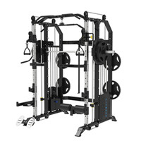 Máquina de herrería multifuncional Crossover, equipo de gimnasio en casa, Estación Multi gimnasio con pila de peso