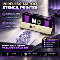 Printer Stencil MO Transfer Termal Nirkabel Bluetooth Portabel untuk Seni Tubuh