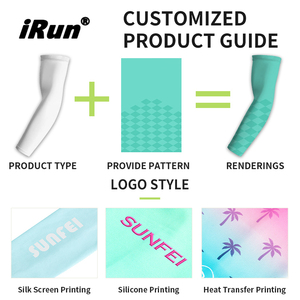 Irun כדור בסיס מותאם אישית שרוול גולף זרוע הגנה שרוול ריצה חיצונית שרוול ריצה כדורסל שרוול זרוע הגנה אלסטית - Product Image 4