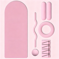 Ensemble d'anneaux de Pilates avec tapis de yoga, haltères en PVC pour femmes, entraînement à domicile, exercices de mise en forme, tonification du corps, entraînement quotidien