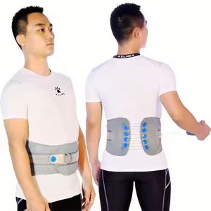 Lightweight Breathable Lumbar Support <b>Belt</b> with Dual PP Plates Pulley System and Adjustable Straps for Sports Extended Sitting - Product Image 4