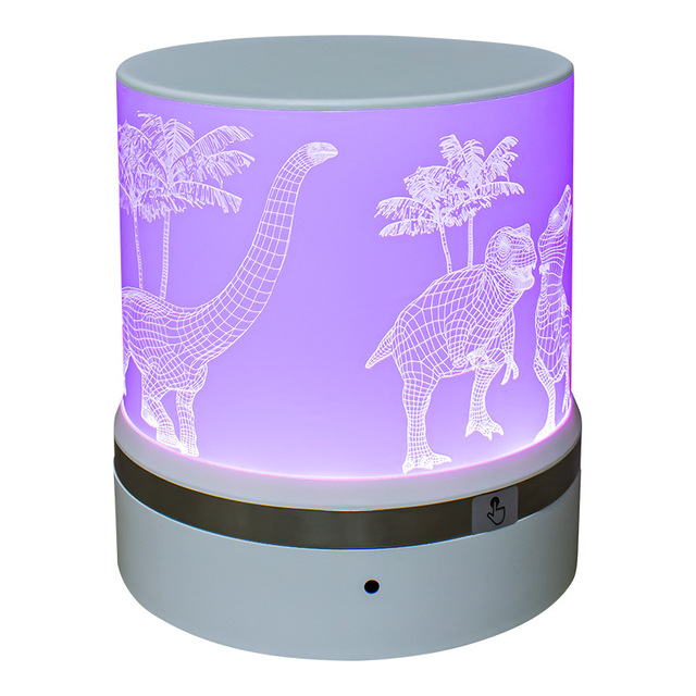 Color Changing Dinosaur 3D Kids LED Night Light with Remote Control