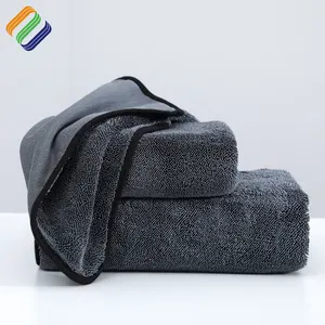 Serviette de séchage de voiture, serviette de séchage de voiture coréenne de nettoyage en microfibre gratuit Showtop 90cm serviette en microfibre pour voiture