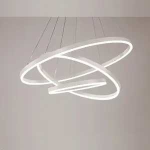 Different diameter ceiling lamp chandelier ring led pendant lamp led hanging light for five star hotel