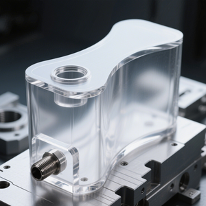 Usinage CNC Machines à café personnalisées Composants de réservoir d'eau en plastique acrylique transparent de qualité alimentaire - Product Image 4