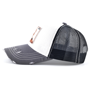 Gorro de Béisbol Trucker de Alta Calidad, Personalizado, con Diseño de Granja de <span class=keywords><strong>Animales</strong></span>, Estilo Desgastado, Visera Curva, Malla, 100% Algodón, Estilo Hip Hop, para Invierno - Product Image 4