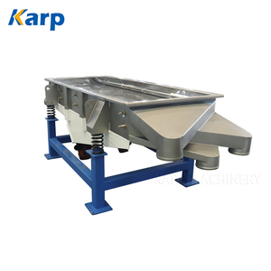 High efficiency 2 decks tea leaves linear vibrating screen tobacco stem leaf sieving machine