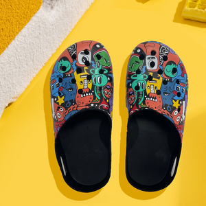 Chaussures bébé en PVC douces et sûres, semelle antidérapante pour les premiers pas des tout-petits, imperméables et faciles à nettoyer, utilisation à la maison et à l'hôtel - Product Image 2