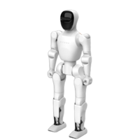 Robot humanoïde d'assistance personnelle pour l'éducation familiale, doté d'intelligence embarquée, avec application de contrôle à distance, offrant une liberté de mouvement flexible (marche et course).