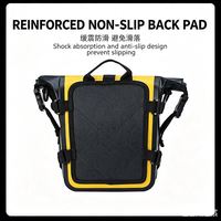 Sac de guidon de moto en PVC écologique résistant à l'usure pour toutes les conditions météorologiques, camping en plein air, longues balades en moto
