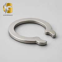 Guanlian Wholesale Customized Stainless Steel External Circlip Shaft Retaining Ring Zinc Plated Snap Ring Fastener