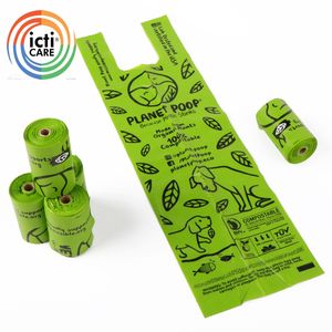 Auslaufs icherer Hunde mülls ack Biologisch abbaubare Hundekot beutel Abbaubare große Mülls äcke für Hunde - Product Image 1