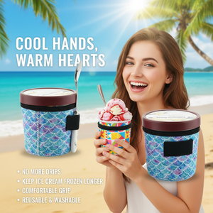 Funda Impermeable <span class=keywords><strong>de</strong></span> Neopreno para Helados - Ajuste Seguro para Conos y Vasos al Aire Libre - Product Image 4