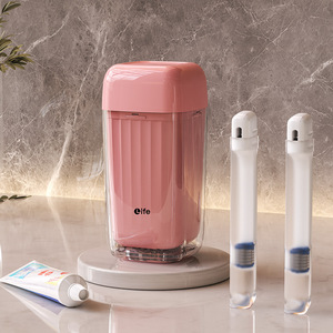 Travel Toothbrush And <b>Toothpaste</b> Case Set Mini Portable Cup With Foldable Design For Travel Storage - Product Image 2