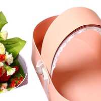 Boîte cadeau en forme de berceau pour bébé pour la Saint-Valentin, en papier recyclé, avec nœud papillon, boîte rigide