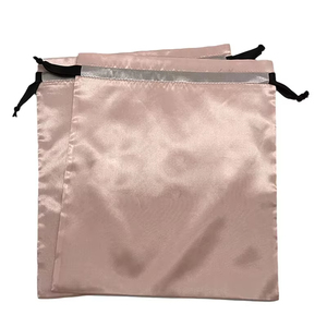 Petits sacs à cordon personnalisés en satin de soie doux pour lingerie, masques pour les yeux, emballages de cheveux et cadeaux - Product Image 4