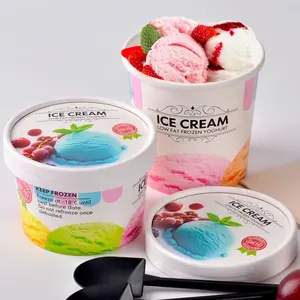 manufacturer compost able takeway hot biodegradable disposable ice cream cup