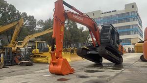 รถขุดตีนตะขาบฮิตาชิ รุ่น Zaxis 200g พร้อมปั๊มคาวาซากิและระบบควบคุม PLC น้ำหนักใช้งาน 20 ตัน พร้อมบุ้งกี๋ขุด - Product Image 5