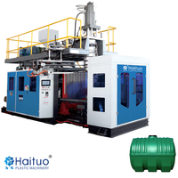 Machine de moulage par extrusion-soufflage automatique pour la fabrication de cônes de signalisation avec moteur à roulement, capable de traiter PS, HDPE, PE, ABS, PP