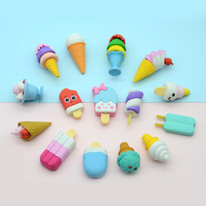 Schülergeschenk Radiergummi 3D Dinosaurier Weltraum Eiscreme Kuchen Musikinstrument Obst Gemüse Kosmetik Auto Radiergummi - Product Image 6