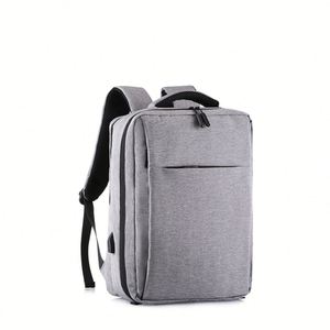Business <b>Laptop</b> <b>Backpack</b> Waterproof Nylon with USB Feature Polyester Lining Zipper Closure for Conferences - Product Image 4